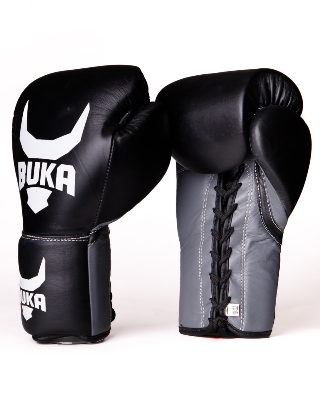 BUKA Black & Grey Laced Gloves