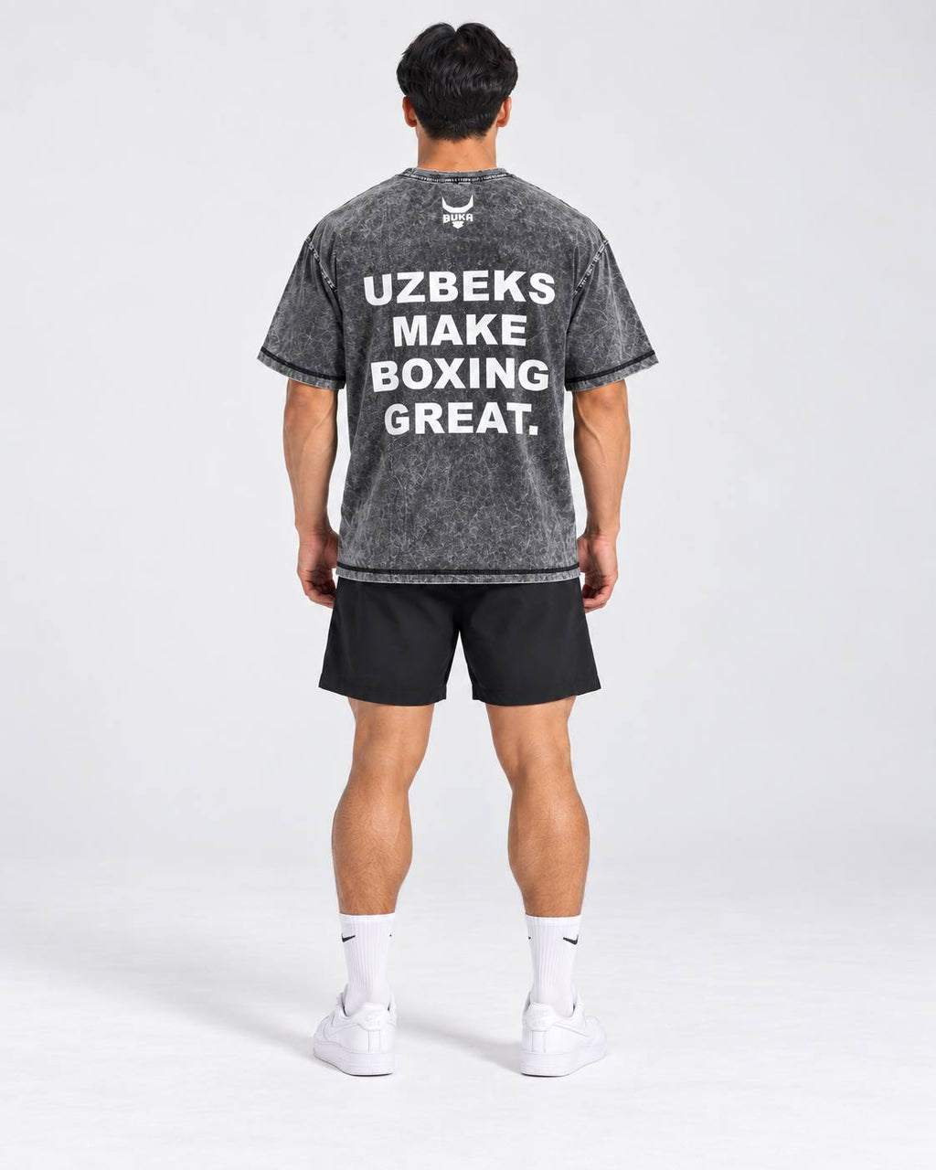 UZBEKS MAKE BOXING GREAT Oversized T-Shirt