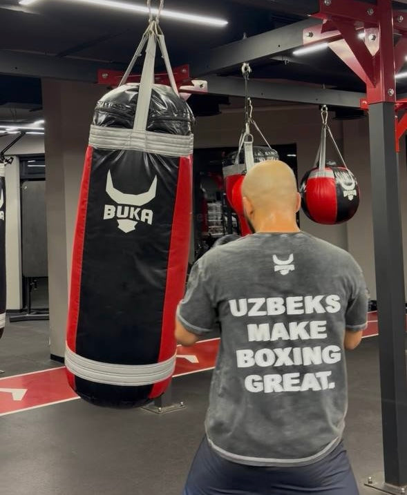 UZBEKS MAKE BOXING GREAT Oversized T-Shirt