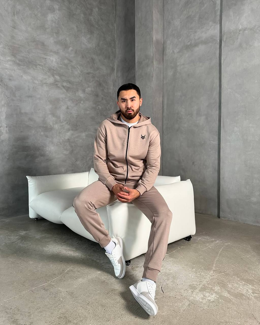 BUKA Beige Lifestyle Hoodie